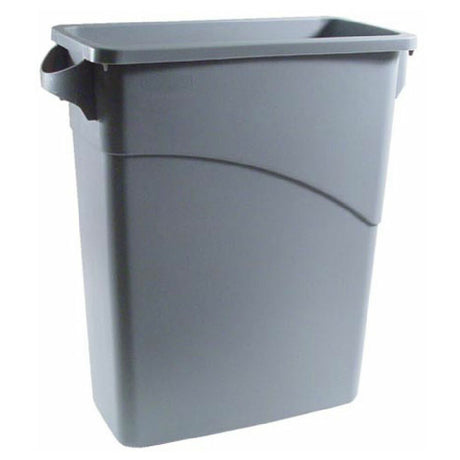 Rubbermaid FG354100LGRAY 16 Gal Gray Trash Can Slim Jim W/ Handles