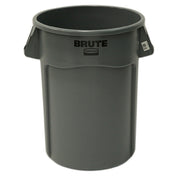 Rubbermaid FG264360GRAY 44gal Rnd Brute Trashcan No Lid Included