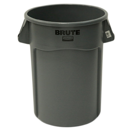 Rubbermaid FG264360GRAY 44gal Rnd Brute Trashcan No Lid Included