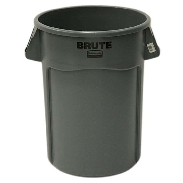 Rubbermaid FG264360GRAY 44gal Rnd Brute Trashcan No Lid Included