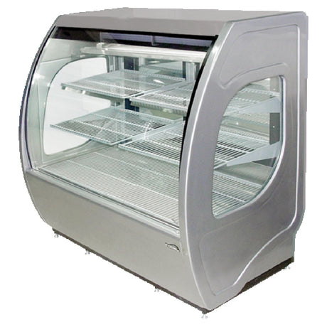 Howard-McCray ELITE-6-DC-G Elite Series Refrigerated Deli Display Case Curved Front Glass