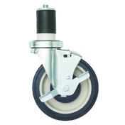 Hubert 28W-504 - Kratos Caster With Brake For Kratos Worktables, 5", 1.25" Stem