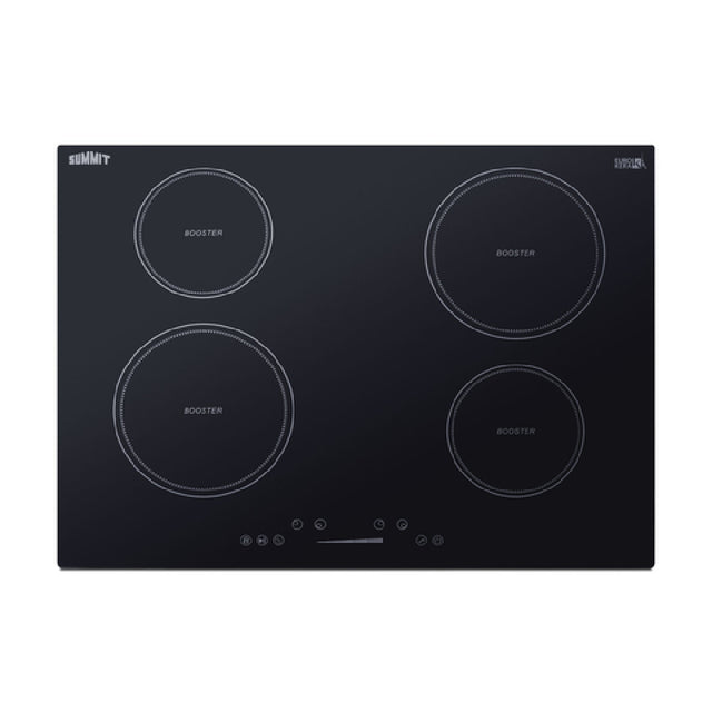 Summit SINC4B301B Induction Cooktop 30" Wide 4 Burners