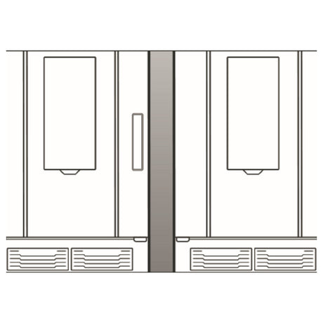 UNOX USA XUC198 - Oven Coupling Kit, Contains All The Necessary Parts For The Correct Installation Of Two Side-by-side SPEED-X ™ Ovens