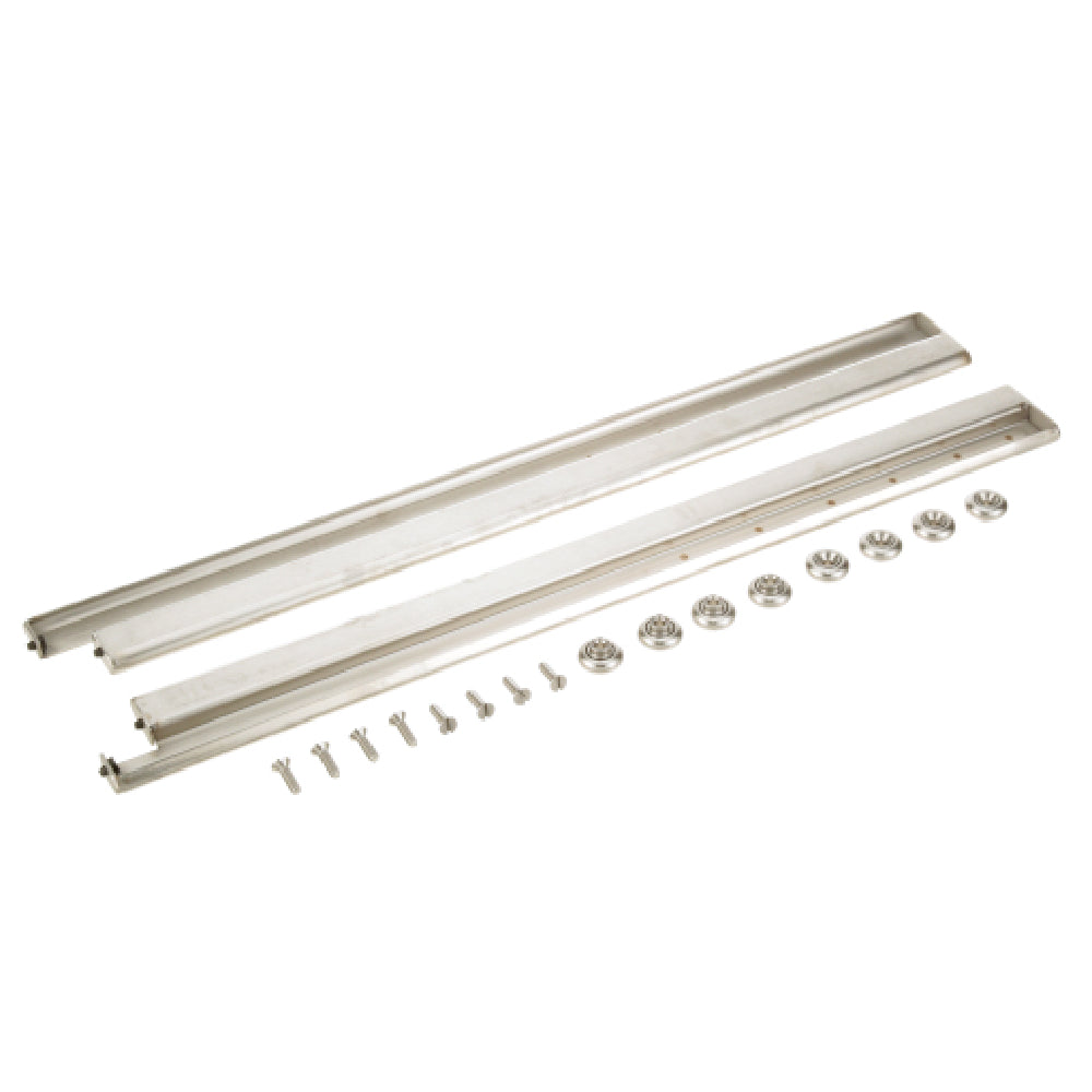 Component Hardware Group S52-0026 26 In Drawer Slides Set Of 2 W/ 8 Rollers