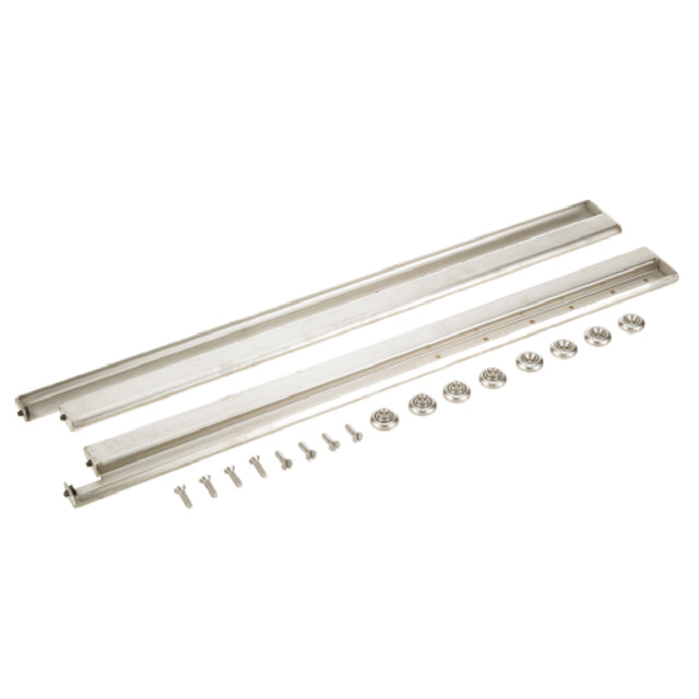 Component Hardware Group S52-0026 26 In Drawer Slides Set Of 2 W/ 8 Rollers