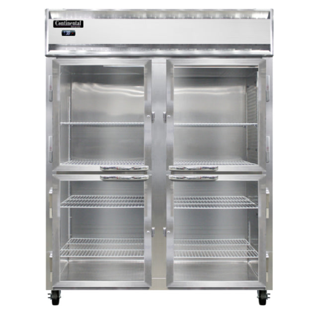 Continental Refrigerator 2RENSSPTHD-GD-SD Extra-Wide Refrigerator 52 Cu. Ft. Capacity