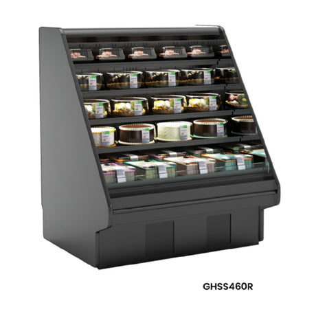 Structural Concepts GHSS460R (FLAT) - Fusion® Refrigerated Self-Service Case With Flat Profile