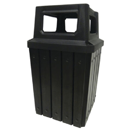 Hubert 52721 - Trash Receptacle, 52 Gallon, 23-1/2" X 23-1/2" X 29"H
