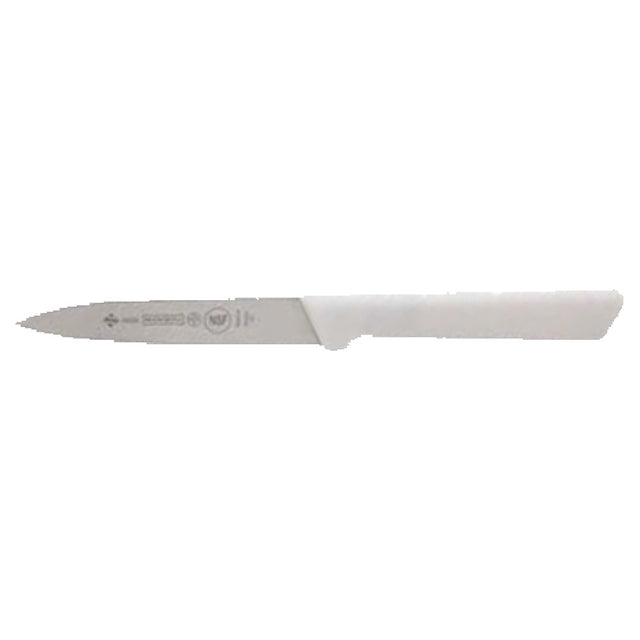 Franklin Machine Products 137-1280 Spear Point Knife 4" White Polypropylene Handle