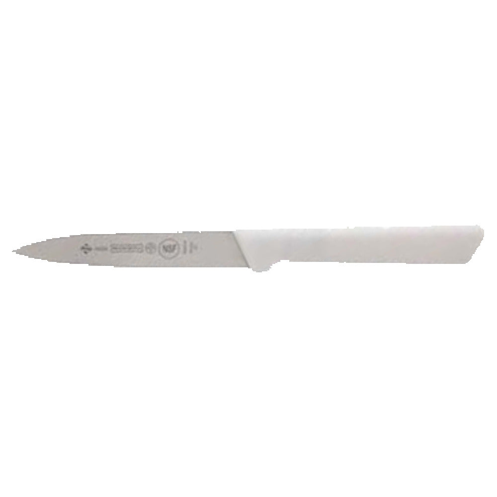 Franklin Machine Products 137-1280 Spear Point Knife 4" White Polypropylene Handle
