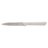 Franklin Machine Products 137-1280 Spear Point Knife 4" White Polypropylene Handle