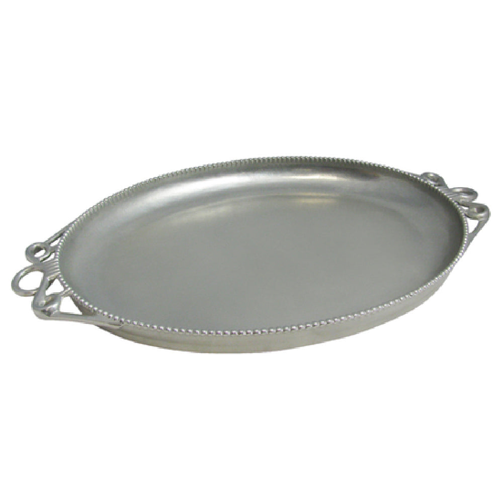 Bon Chef 2104 Bolero Platter 14-3/4" X 20" X 1-3/4" Aluminum With Pewter-Glo Finish