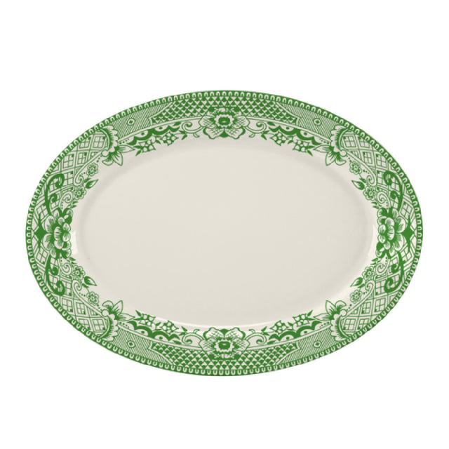 Steelite HL15763925 Rolled Edge Oval Platter 13.375" X 9.25" X 1.5" RE & NR