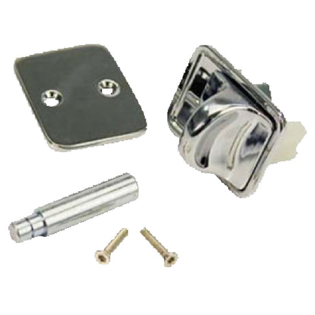 Franklin Machine Products 141-2008 Restroom Door Latch Assembly 3/4" Screw Centers Includes Thumb Latch