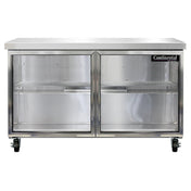 Continental Refrigerator SW48NGD Work Top Display Refrigerator 48"W 13.4 Cu Ft Capacity