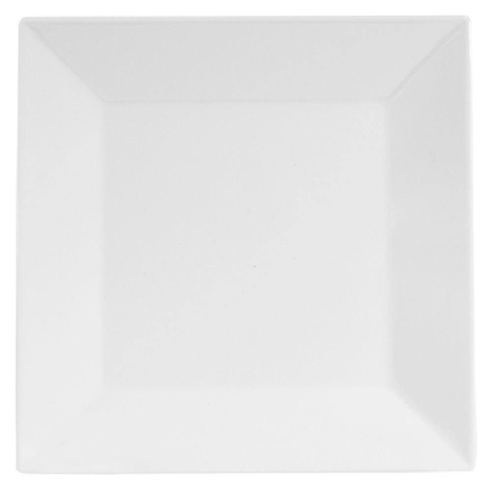 GET Enterprises B612SQ-W Elite Global Solutions Plate 6" X 3/4"H Square