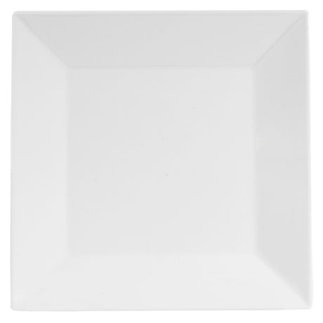 GET Enterprises B612SQ-W Elite Global Solutions Plate 6" X 3/4"H Square