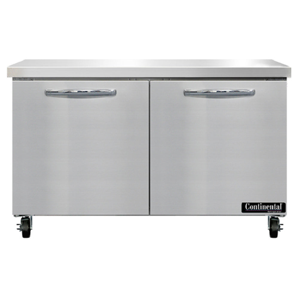 Continental Refrigerator SW48N Work Top Refrigerator 48"W 13.4 Cu Ft Capacity