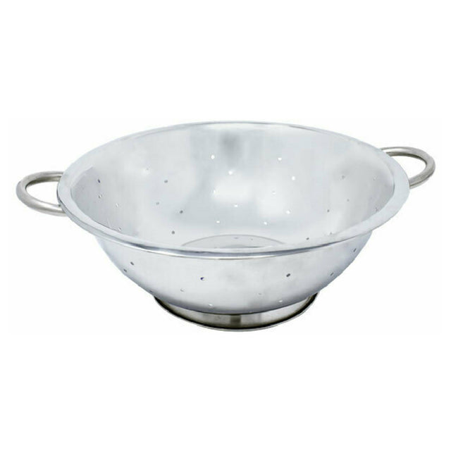 Omcan 80739 5 QT Stainless Steel Colander With Base And Handles