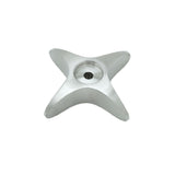 T&S Brass S002521-30NS (Cross-Arm) Kitchen/Lab Handle Stainless Steel 4-arm Handle.