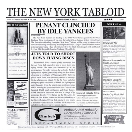 GET Enterprises 4-TY1200 Food-Safe New York Newsprint Liner 12" X 12" Paper