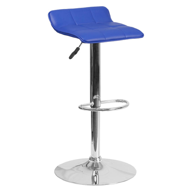 Flash Furniture DS-801B-BL-GG Swivel Bar Stool Adjustable Height Contemporary Style