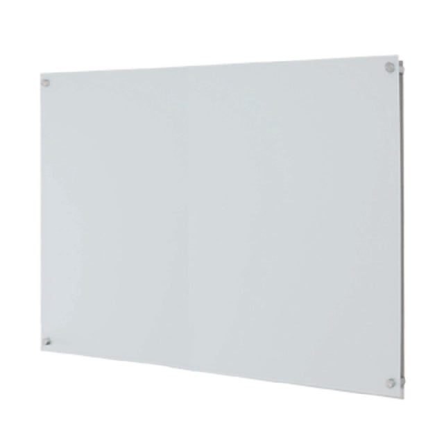 Aarco 6WGB3648NT Pure Glass Markerboard Wall Mount 48"W X 36"H