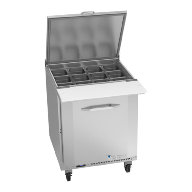 Victory VSP27HC-12B UltraSpec™ Series Big Top Sandwich Prep Table Powered By V-Core™