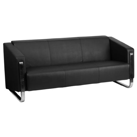 Flash Furniture ZB-8803-3-SOFA-BK-GG Hercules Gallant Series Sofa 76"W X 32-1/2"D X 30-1/2"H