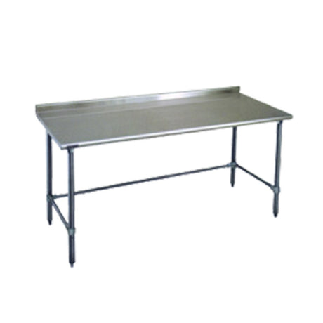 Eagle UT24144STE Spec-Master® Series Work Table 144"W X 24"D 14/300 Series Stainless Steel Top With 1-1/2"H Rear Up-turn