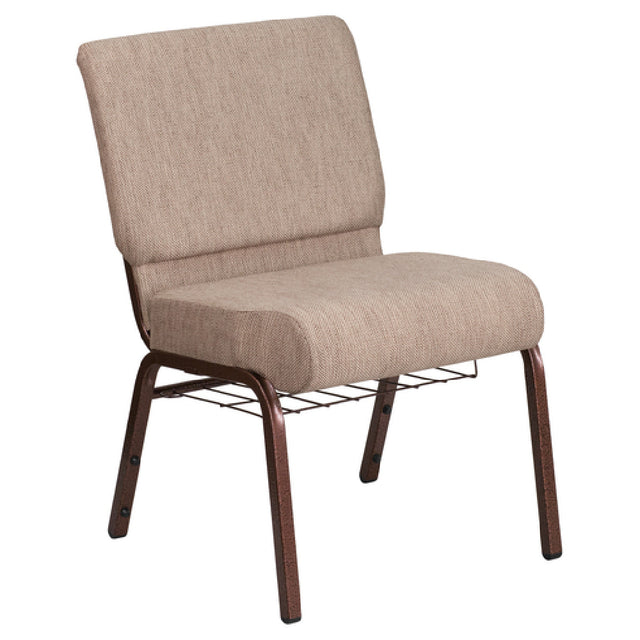 Flash Furniture FD-CH0221-4-CV-BGE1-BAS-GG Hercules Series Extra Wide Stacking Church Chair