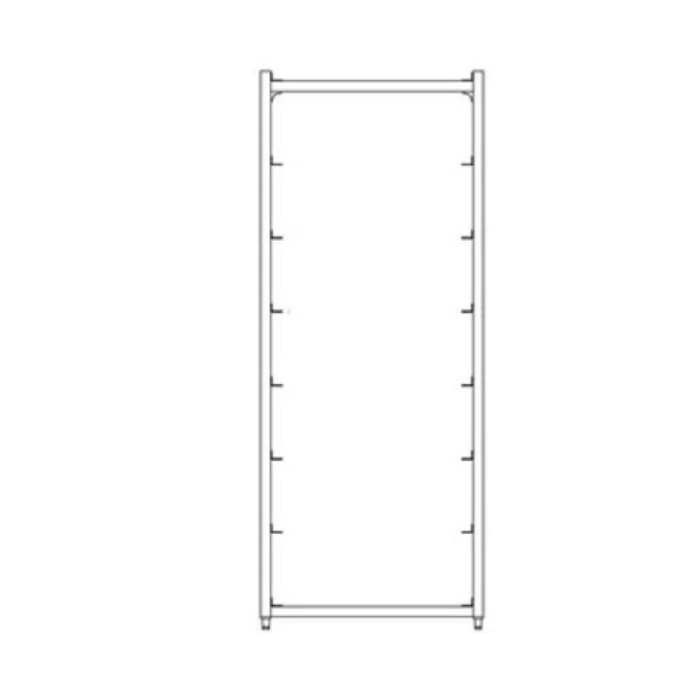 New Age Industrial 1315 Produce Crisper Rack Stationary Full Height