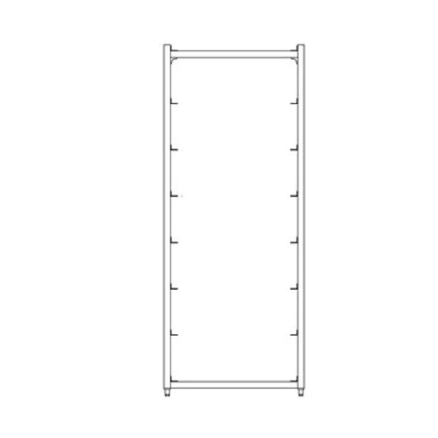 New Age Industrial 1315 Produce Crisper Rack Stationary Full Height