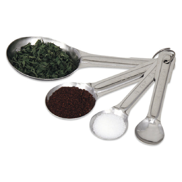 Browne Foodservice 746108 Measuring Spoon Set Includes: 1/41/21 Teaspoon & 1 Tablespoon