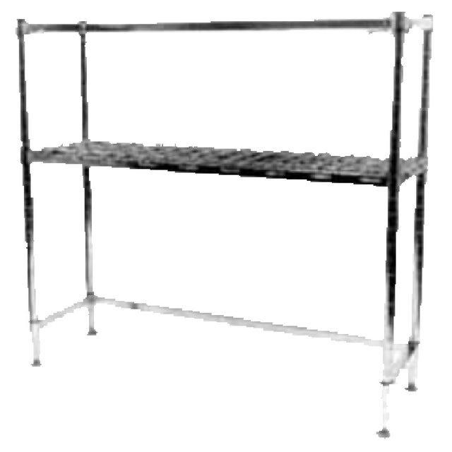 Metro 2KR346MC HD Super™ Beer-Keg Handling Rack 42"W X 18"D X 64-1/8"H (1) Dunnage Shelf & (1) Solid Shelves