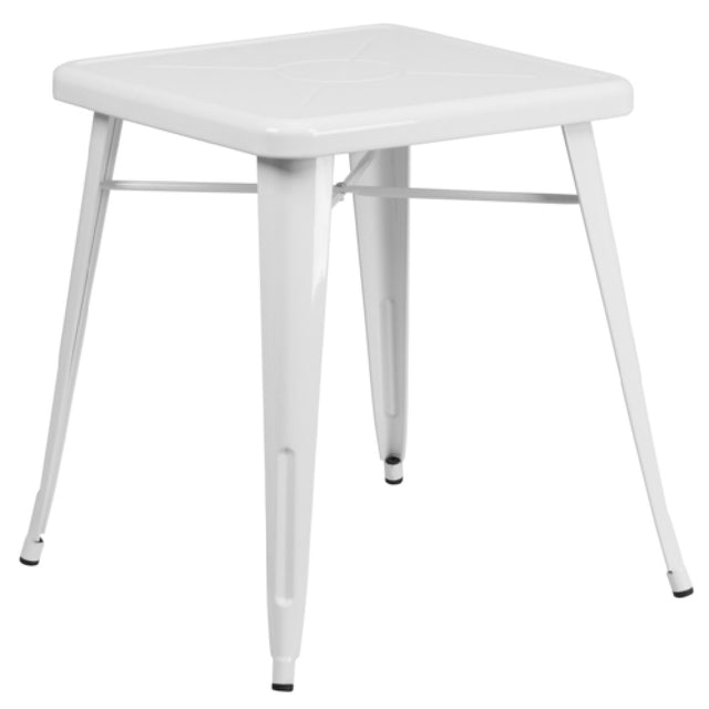 Flash Furniture CH-31330-29-WH-GG Table 23-3/4"W X 23-3/4"D X 29"H (footprint: 27-3/4"W X 27-3/4"D)