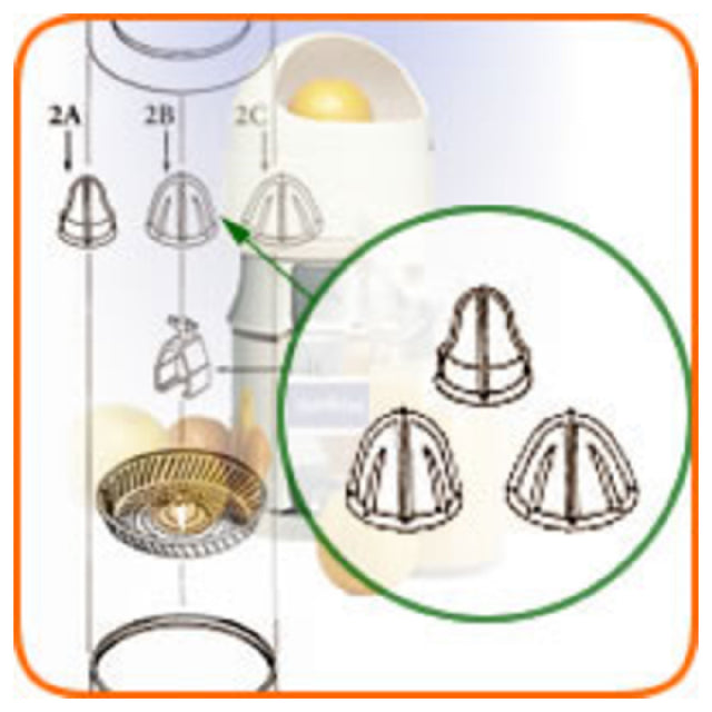 Sunkist 02K Extracting Bulb Set With Metal Insert Lemon/lime (fits Model 8)