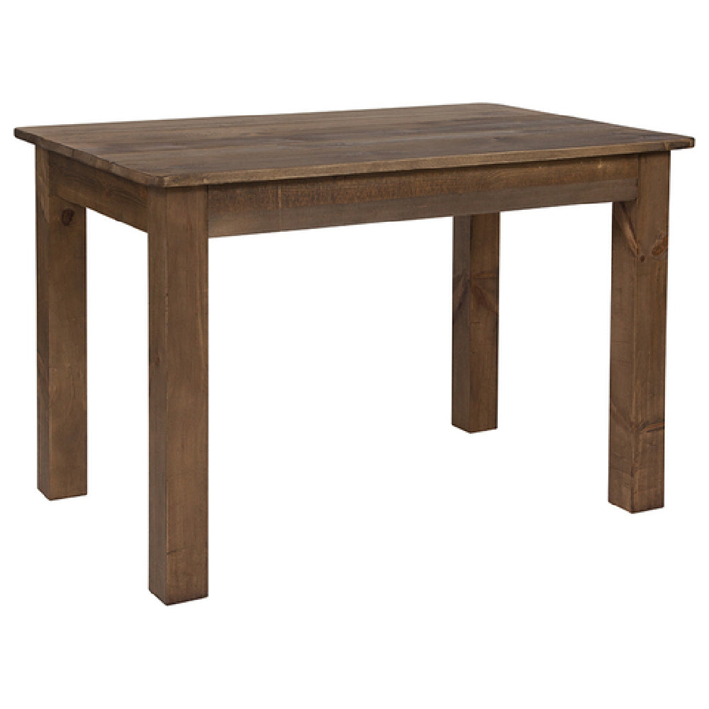 Flash Furniture XA-F-46X30-GG Farm Dining Table 46"W X 30"D X 30"H Rectangular