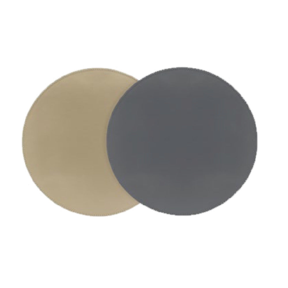 FOH RTL019GYL23 London Placemat 12" Round Reversible