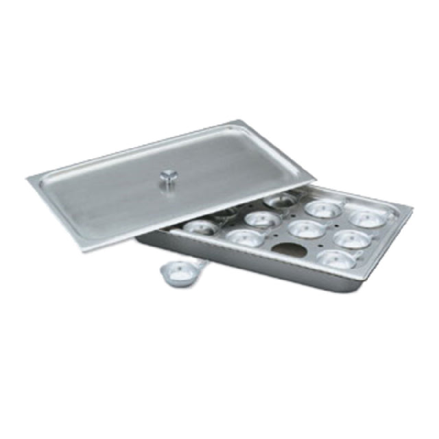 Vollrath 75070 Egg Poacher/Juice Glass Holder Half Size Stainless