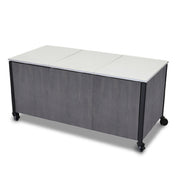 Forbes Industries 5071B - Trio Action Station Single Table, Veneer Panels, (3) Blank Appliance Tiles