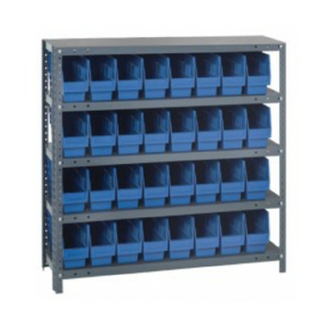 Quantum 1239-201_YELLOW - Shelving Unit, 12"D X 36"L X 39"H, Heavy Duty