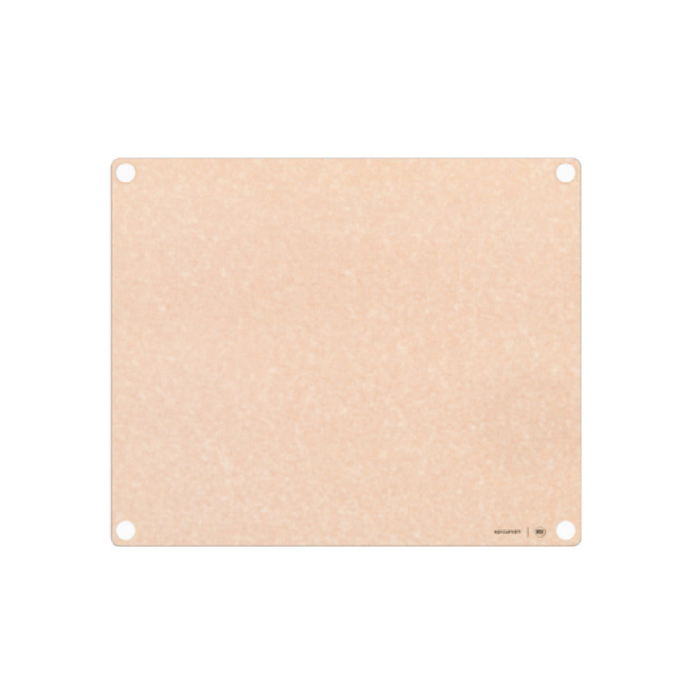 Epicurean 622-23190107 Epicurean HACCP Non-Slip Cutting Board 23" X 19" X 3/8" In Natural With White Dairy Feet