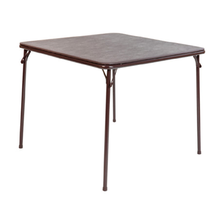 Flash Furniture JB-2-BR-GG Madelyn Folding Card Table 33-1/2"W X 33-1/2"D X 27-3/4"H