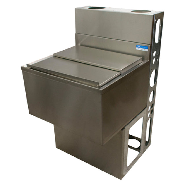 BK Resources UBDW-21-IBCP24-7 Underbar Ice Bin With 7-circuit Aluminum Cold Plate