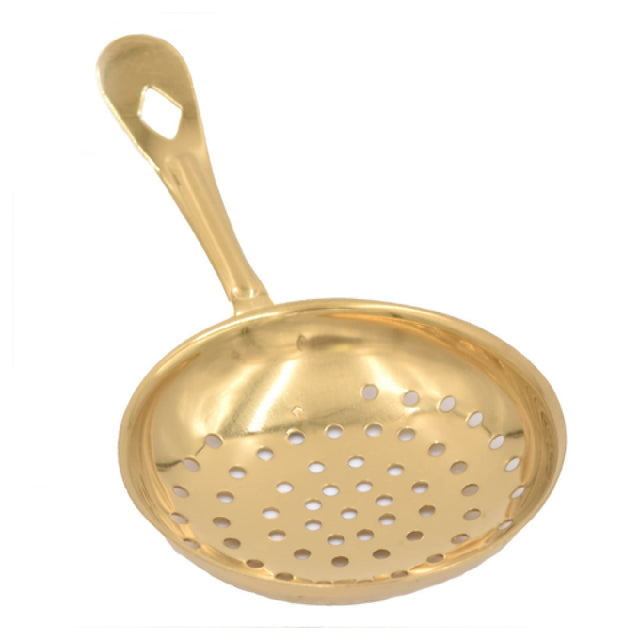 Spill-Stop 1018-2 - Julep Strainer, 6-1/4" X 3", PVD Gold Coating Over Stainless Steel
