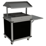 Cadco CBC-GG-B2-L6 MobileServ® Standard Grab & Go Merchandising Cart 2-sided Grab & Go Shelf On Top