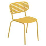 Emuamericas Llc E639-50 Mom Stacking Side Chair Outdoor/indoor Solid Steel Cut-out Style Back And Seat