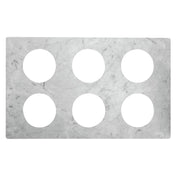 Hubert 10127 - Cold Tile, For Contemporary & Curveware Bain Maries, 6-compartment
